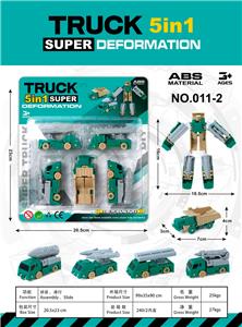 五合一变形拼装战斗卡车  滑行/ABS - OBL10360871