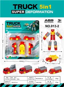 五合一超级变形拼装工程卡车  滑行/ABS - OBL10360873