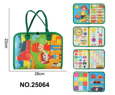 蒙氏儿童早教益智农场忙碌板 - OBL10361489