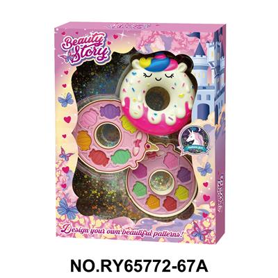 独角兽甜甜圈2层彩妆组合 - OBL10362214