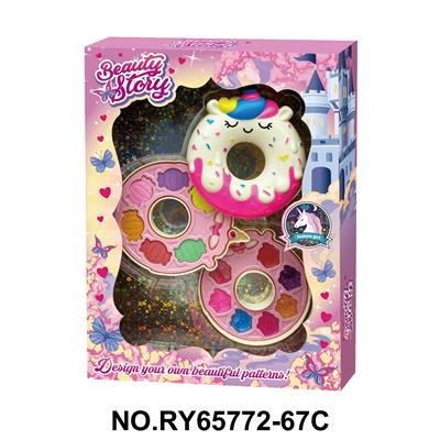 独角兽甜甜圈2层彩妆组合 - OBL10362216