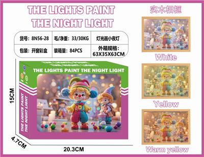 灯光画小夜灯-小丑 - OBL10362981