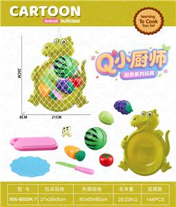 恐龙盘水果蔬菜切切乐 - OBL10363460