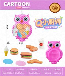 猫头鹰盘配西餐 - OBL10363506