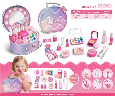 仿真女孩过家家
（非涂抹，无液体）
粉色系 - OBL10363531