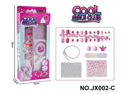 DIY美甲套装（指甲贴片+潘多拉手串+美甲贴+指甲锉） - OBL10363540