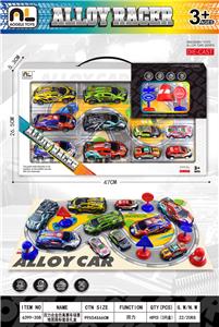 回力合金仿真赛车场景地图路标套装礼盒 - OBL10364869