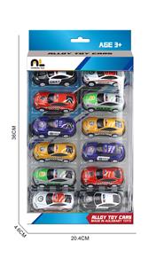 8.6合金车12只盒装 - OBL10364924