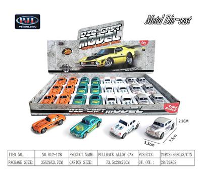 1:64 回力 合金老爷车赛车24只 - OBL10365433