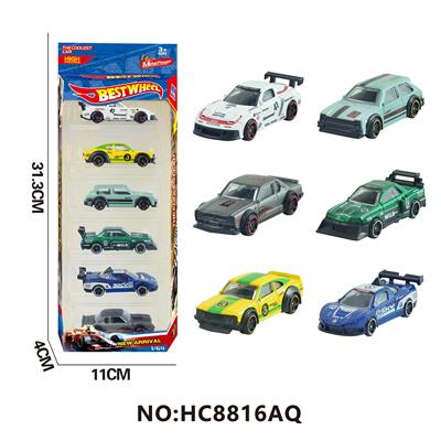 1:64合金车（赛车,跑车，肌肉车）6只装 - OBL10365776