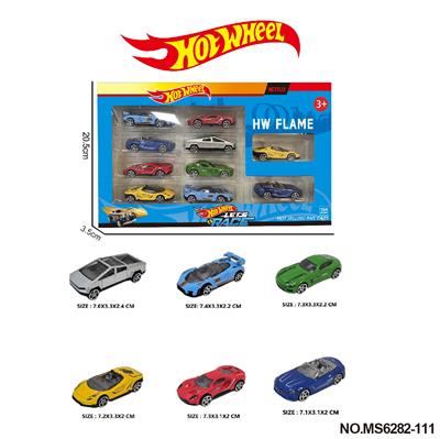 6款1:64风火轮合金车10只装 - OBL10366663