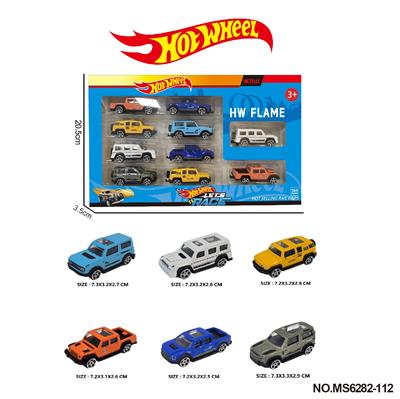 6款1:64风火轮合金车10只装 - OBL10366664