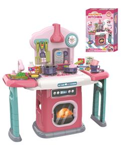 蒸汽出水声光旋转餐台粉色 - OBL10369337