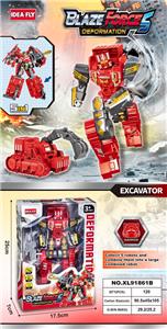 消防挖掘机变形礼盒装 - OBL10369428