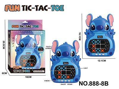 史迪仔大立体触摸屏益智玩具井字棋游戏机3粒7号电池（不包电） - OBL10370404