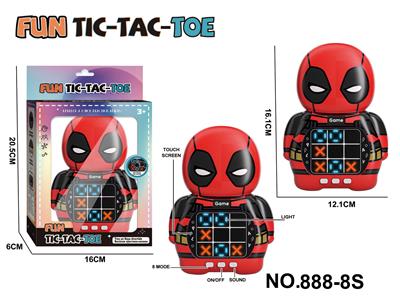 死侍大立体触摸屏益智玩具井字棋游戏机3粒7号电池（不包电） - OBL10370418