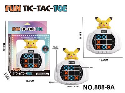 皮卡丘小头触摸屏益智玩具井字棋游戏机3粒7号电池（不包电） - OBL10370422