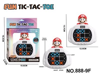 超级玛丽小头触摸屏益智玩具井字棋游戏机3粒7号电池（不包电） - OBL10370427