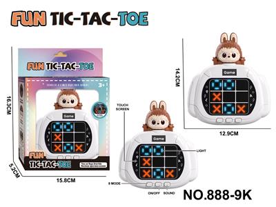 拉布布小头触摸屏益智玩具井字棋游戏机3粒7号电池（不包电） - OBL10370430