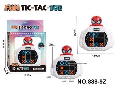 蜘蛛侠小头触摸屏益智玩具井字棋游戏机3粒7号电池（不包电） - OBL10370435