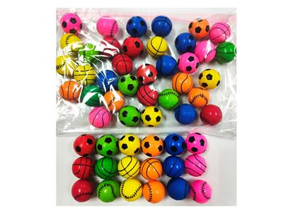 3.2CM袋装100粒运动系列弹跳球 - OBL10371218