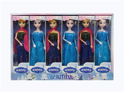 11寸实身9关节冰雪系列娃娃 12盒装展示盒 - OBL10371591