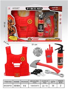 开窗盒消防塑料马甲衣服工具套装 - OBL10372092