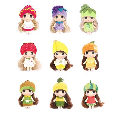 水果冬己娃娃盲盒（9款+1款隐藏款） - OBL10372427