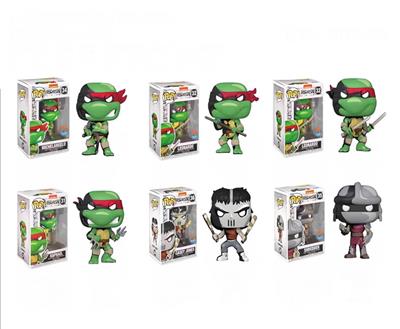 忍者神龟公仔单只盒装（搪胶头，PVC身体）多款混装 - OBL10373717