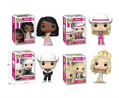 芭比娃娃公仔单只盒装（搪胶头，PVC身体）多款混装 - OBL10373722