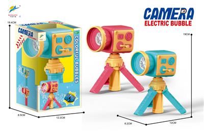多孔录像机泡泡机，配1瓶30ml的泡泡水【2色混装】（使用4节5号电池，不包电） - OBL10375638