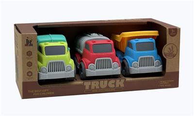 mini 麦秆卡通车3只装 - OBL10375791