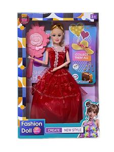 11.5寸实心芭比娃娃活动关节(大花梳）套装 - OBL10379343