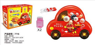 灯光音乐电动面包款汽车泡泡相机 - OBL10379988