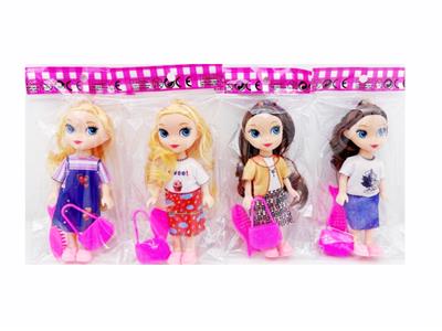 6寸实身连体索飞亚娃娃女孩娃娃索菲亚公主女童公仔 - OBL10380162