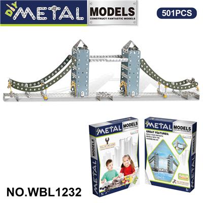 儿童益智玩具新品跨境DIY益智科教金属积木拼装-伦敦塔桥 501PCS - OBL10380550