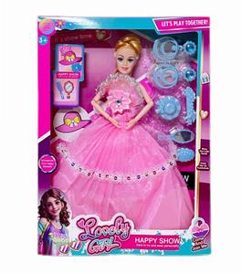 11.5寸实心芭比娃娃活动关节(首饰吸塑）套装 - OBL10380961