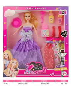 11寸实身活动手芭比娃娃 - OBL10381012