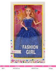 11寸实身九关节芭比娃娃 - OBL10381017