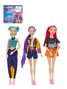 11寸实身十一关节猎魔女团娃娃 三款混装 - OBL10381103