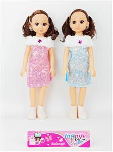 11寸空身肥童娃娃 3D真眼肥童娃娃 吹气肥童 吹瓶娃娃 空心肥童娃娃 带IC音乐功能 包电 3粒LR44纽扣电池 - OBL10381132