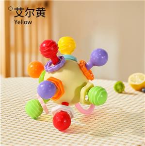 婴儿牙胶玩具手抓球/艾尔黄 - OBL10381345