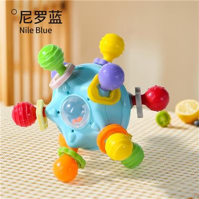 婴儿牙胶玩具手抓球/蓝色 - OBL10381346