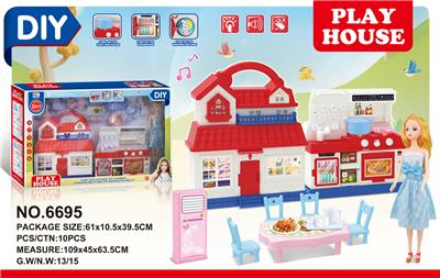 别墅（灯光音乐灶台+芭比） - OBL10381437