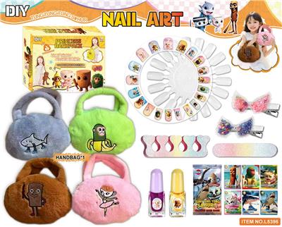 山海经手提包配DIY美甲卡片发夹套装（4款混装） - OBL10382708