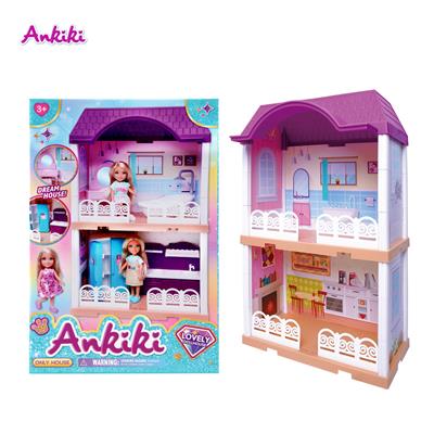 安琦琦2房DIY别墅 45PCS（无娃娃） - OBL10382888