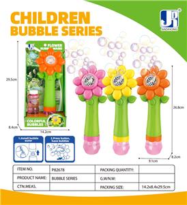 电动带灯光多孔太阳花泡泡棒 - OBL10383036