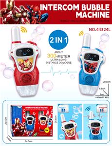 蜘蛛侠、钢铁侠泡泡+对讲机2合1 - OBL10383423