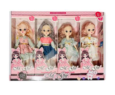 12寸实身11关节叶罗丽休闲装4色混装 1展示盒4小盒装  价钱是一小盒价钱 - OBL10383539