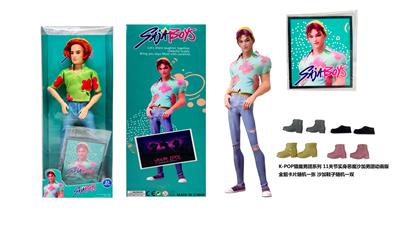 1比1 K-POP 猎魔男团动画版  11.5寸11关节实身ABBy 艾比 带金貂卡片一张 - OBL10383966